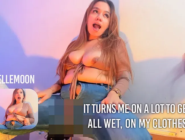 Ich werde total erregt, wenn meine Jeans nass werden.