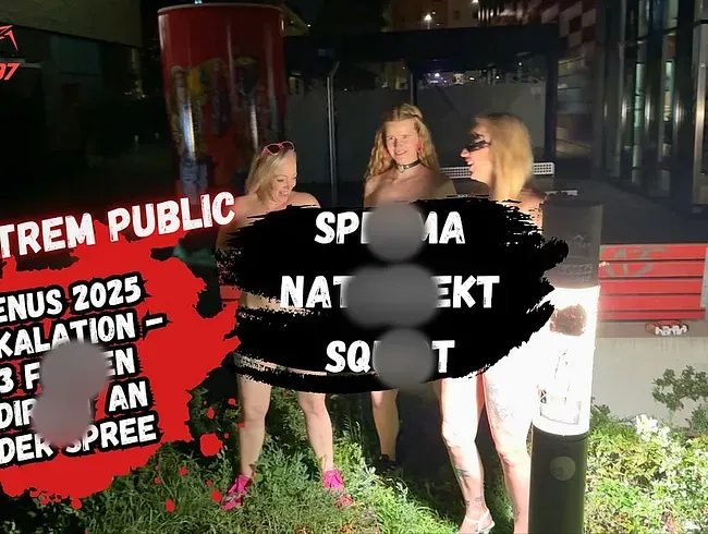 Nach Party Piss und Sperma eskalation direkt an der Spree!
