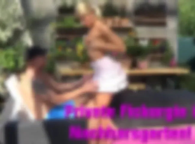 Private Fickorgie im Nachbarsgarten!!!!!!!!!!!!!!