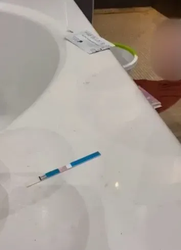 Schwangerschaftstest gemacht