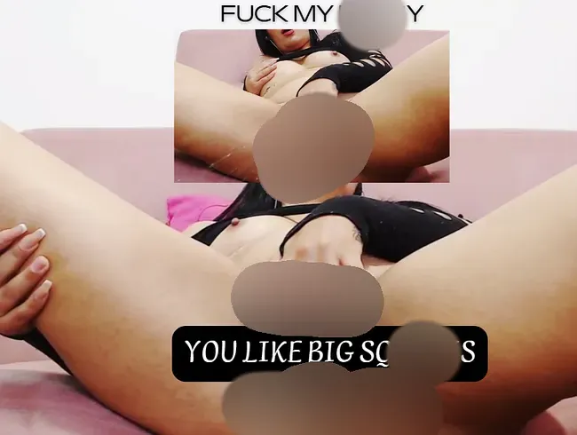 Großer Squit-Spritzer mit meinen Fingern