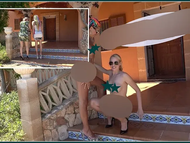 Schlüssel vergessen!? Dann PISSEN wir eben vor die Haustür!