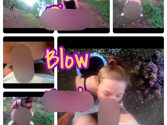 Parkplatz-Sex! Pissen, blasen und ficken vor Zuschauern!