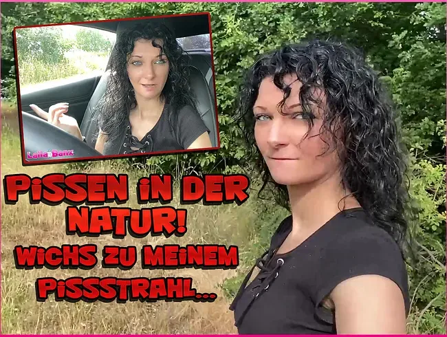 Pissen in der Natur! Wichs zu meinem Pissstrahl...