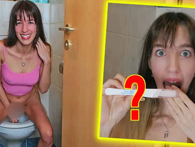 Der Moment der Wahrheit? Auf Test gepinkelt! Du schaust zu!