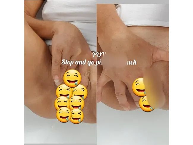 POV: Stop and go pissen, schluck