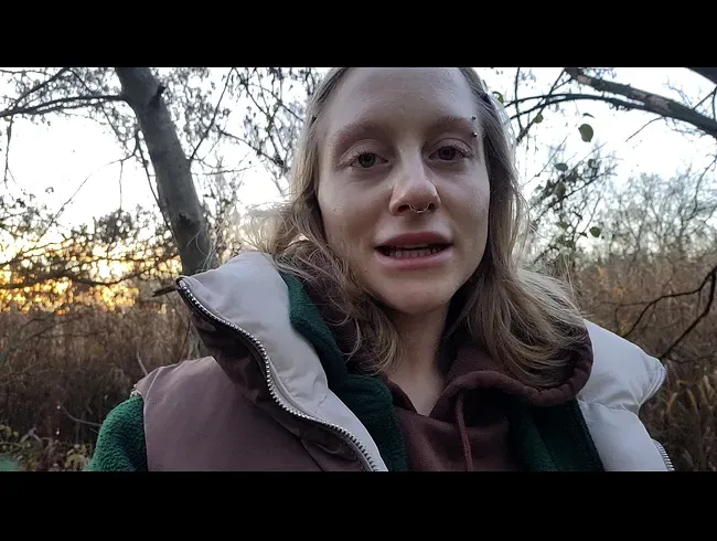 Waldspaziergang Teil 3 - schön entspanntes Outdoor Pissen