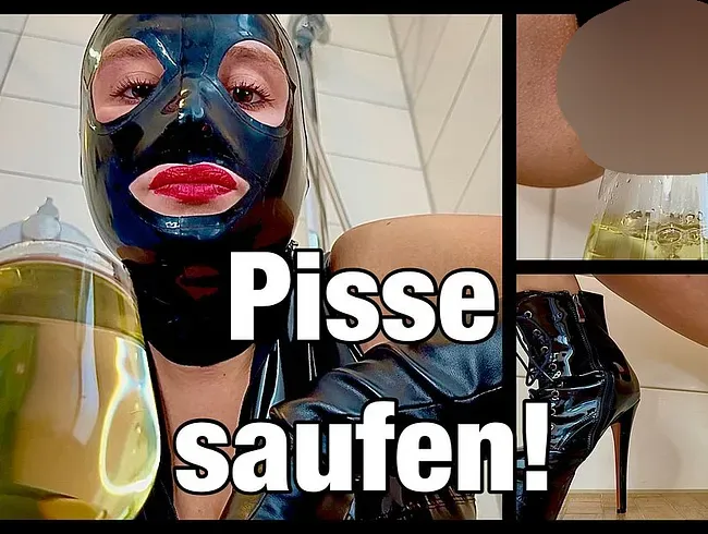 Piss-Sklaven-Erziehung! Du wirst mein persönlicher Toilettensklave! Maul auf, Pisse rein! Dominasekt