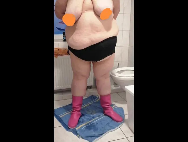 Natursekt in Gummistiefeln