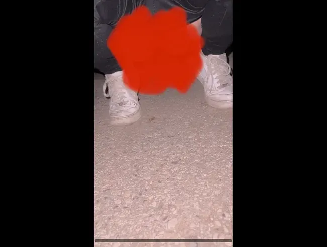 Auf die Straße gepisst