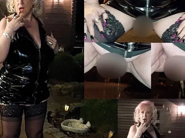 Auf dem Weg zum Date Outdoor gepisst!!!