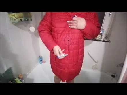 In Jacke vollgepisst und angewichst