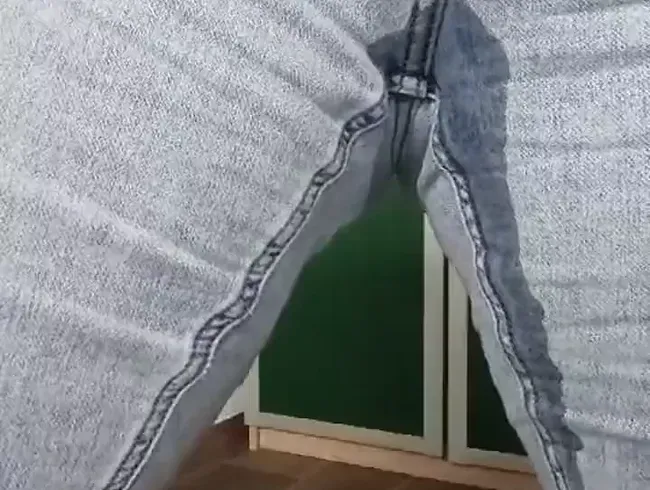 Ich habe es wirklich lange zurückgehalten - In die Hose gepisst