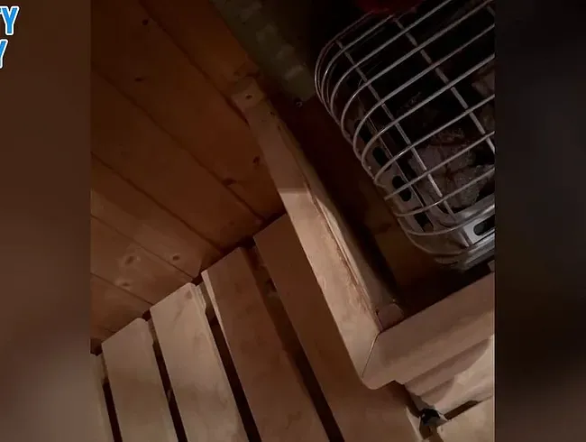 Die Sauna im Keller war bisher noch kein Ort für unsere Sauereien, bisher!