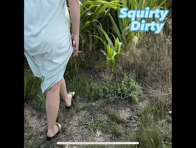 Einfach mal schnell ins Maisfeld gepisst