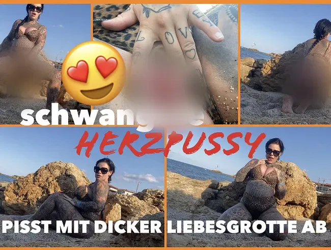 schwangere HERZPUSSY I pisst MIT dicker liebesgrotte ab