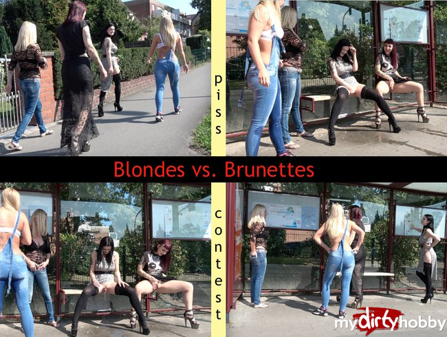Blondes vs. Brunettes- wer pisst besser?