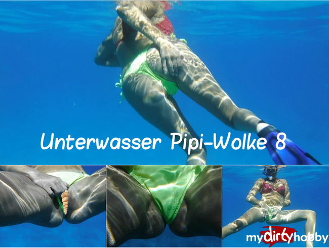 Unterwasser Pipi-Wolke 8