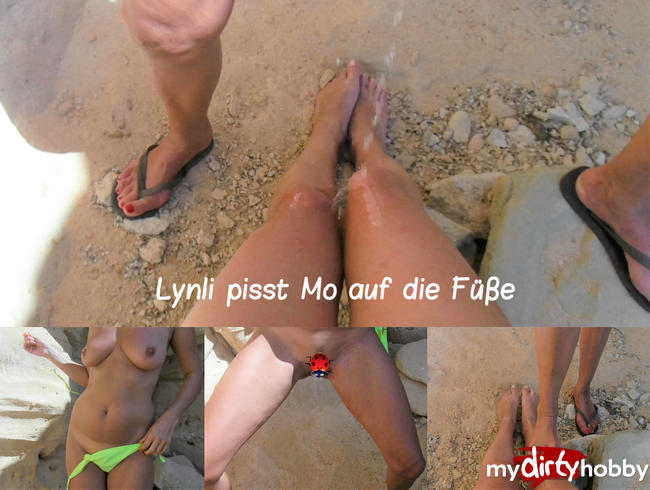 Lynli pisst Mo auf die Füße