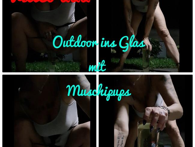 Outdoor ins Glas mit Muschipups